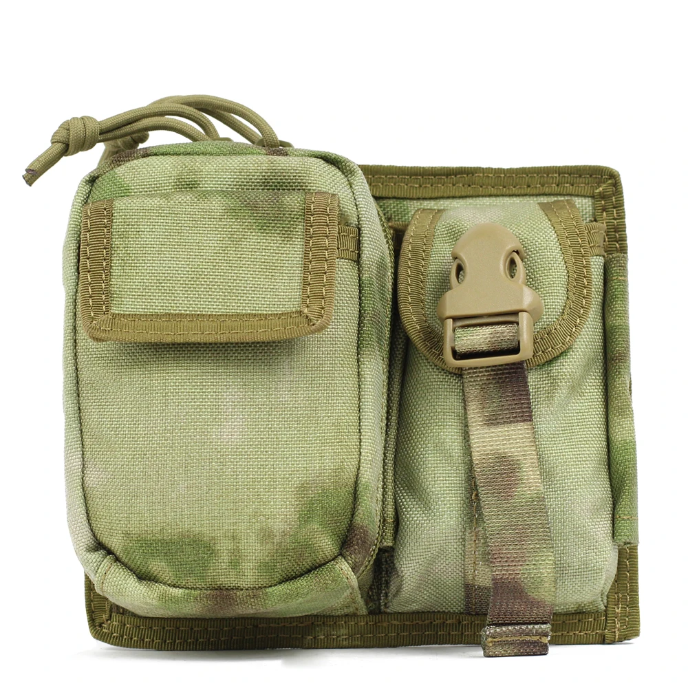 

Military Tactical Outdoor Waist Bag Multifunctional Molle Pouch Tool Zipper Waist Pack Accessory Durable Belt Pouch