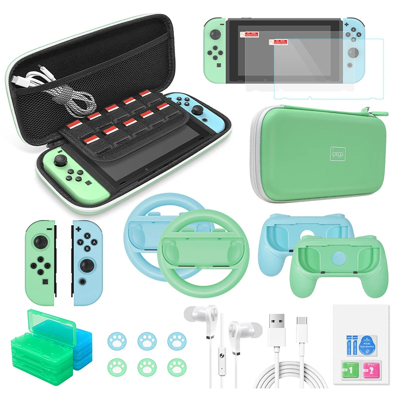 

Wholesale Tpu Cover For Li Carry With Accessories Lite Flip Nentendo Switch Case, Blue