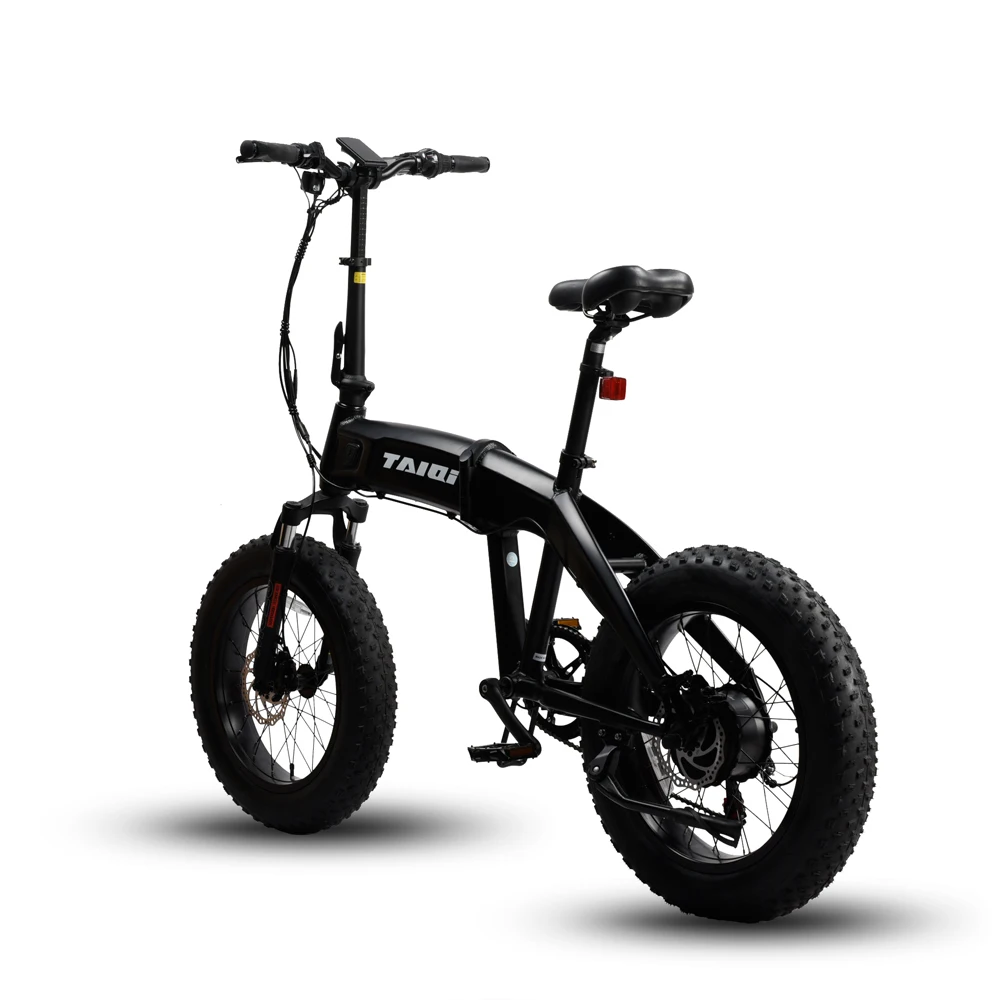 

USA hot sale electric bike mountain 48V 20 inch high speed fat bike electric bicycle, Black