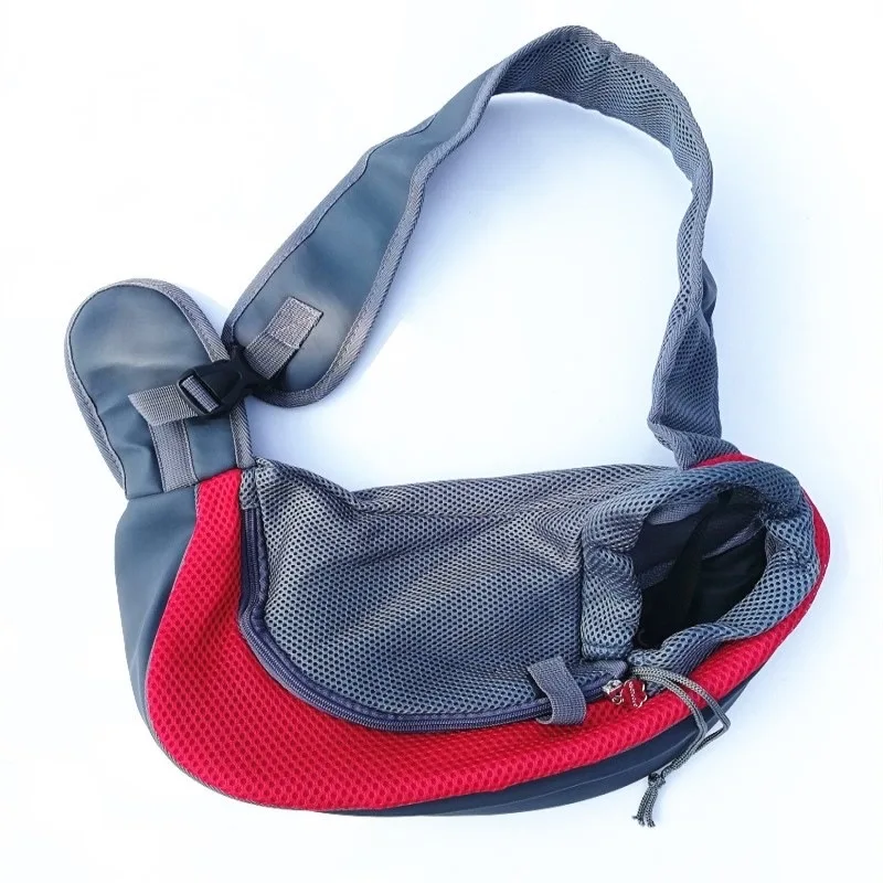 

Pet Dog Travel Carrier Shoulder Bag Portable Outdoor Messenger Bag For Pets, Black, champagne, grey, pink, lake blue, red, royal blue