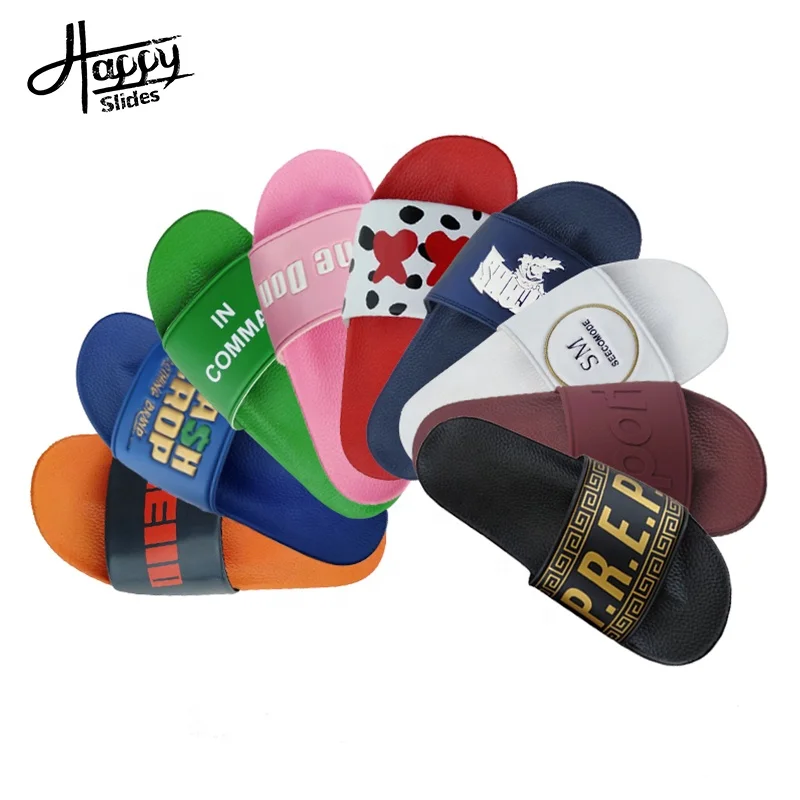 

Happyslides Fashion Slides Slippers For Men Slide Sandal Slippers Custom Printed Slippers