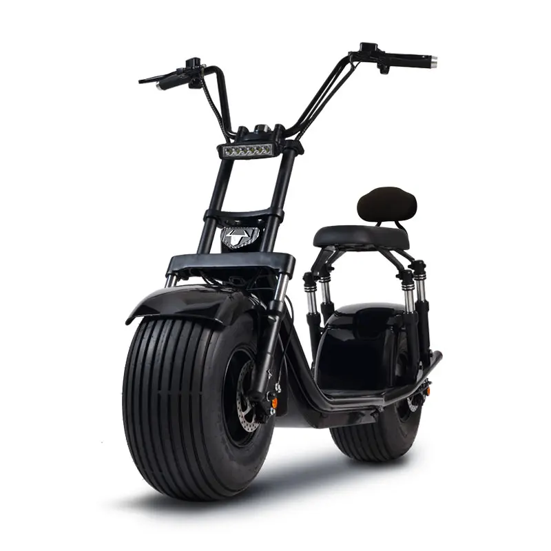 

qiniu luxury 18 inch 60v 21.8ah 2000w front rear hydraulic disc brake wholesale 80 mph electric scooter europe