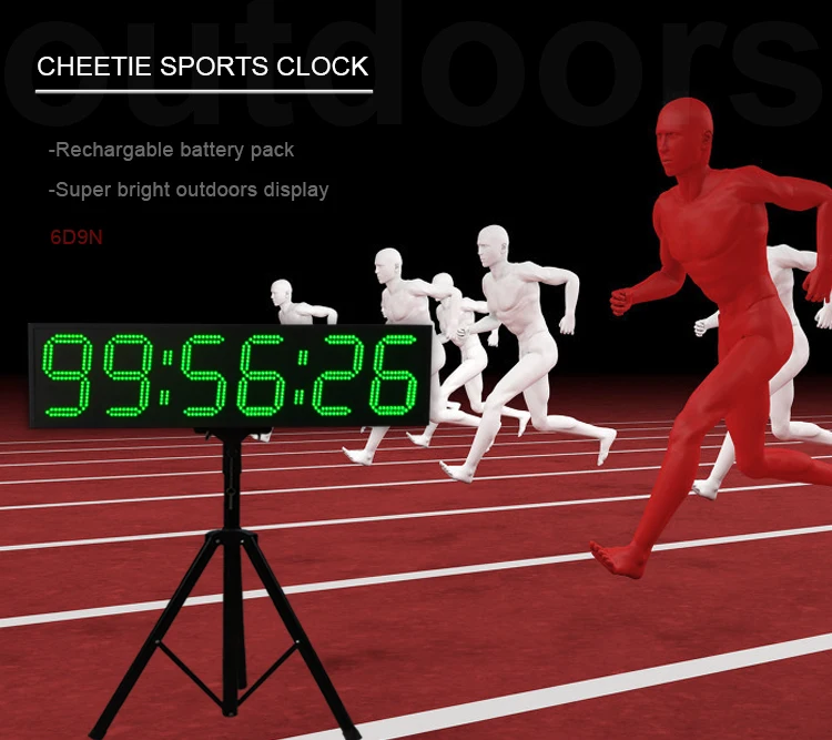 Cp0216c Outdoor Customized Waterproof Led Large Timer Training Clock