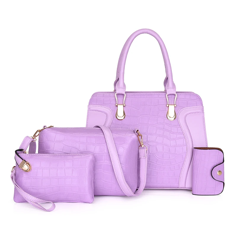 

KL100 3 New bucket bag 4 pcs purses and handbags shoulder messenger bag for ladies