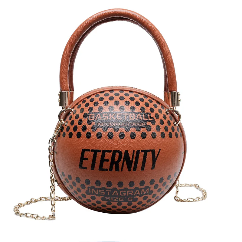 

Fashion Basketball purses handbag shoulder round ladies hand bag basketball purses and handbags, 4 colors