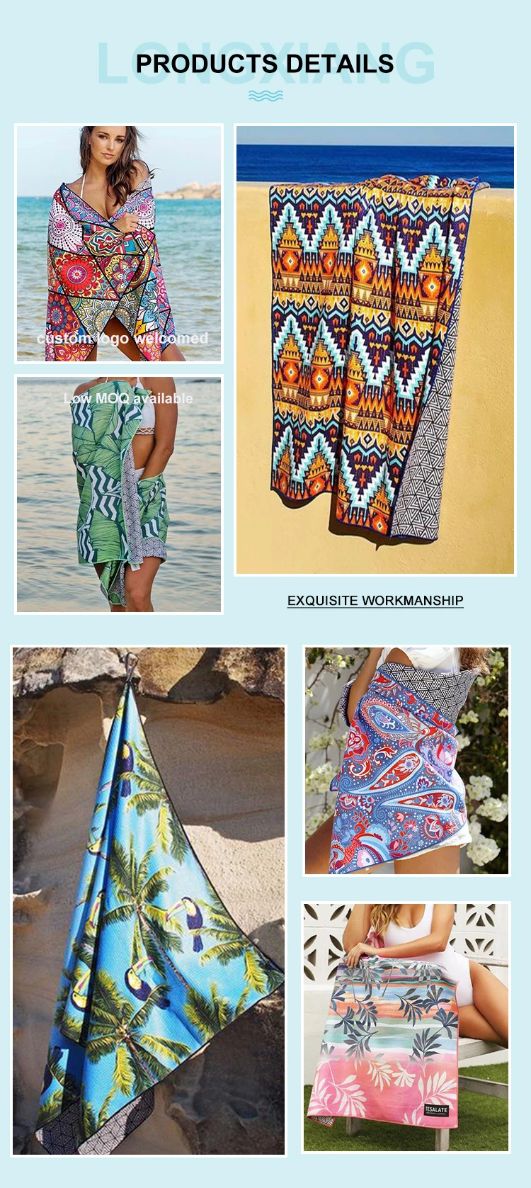 High Quality Beach Towels Wholesale 2021 Hot Quick Dry Microfiber