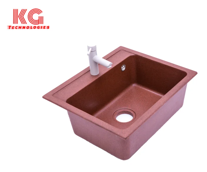 Low price EasyClean Modern Kitchen OEM Design Quartz Sink With Anti-scratch