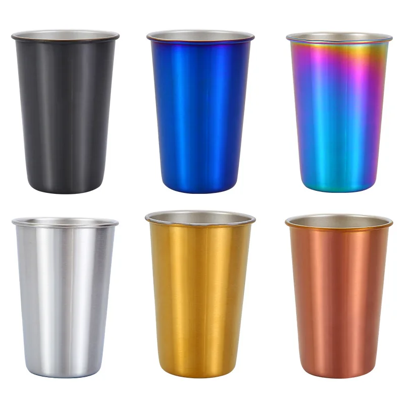 
Custom logo printing SS304 stainless steel tumbler beer cup 
