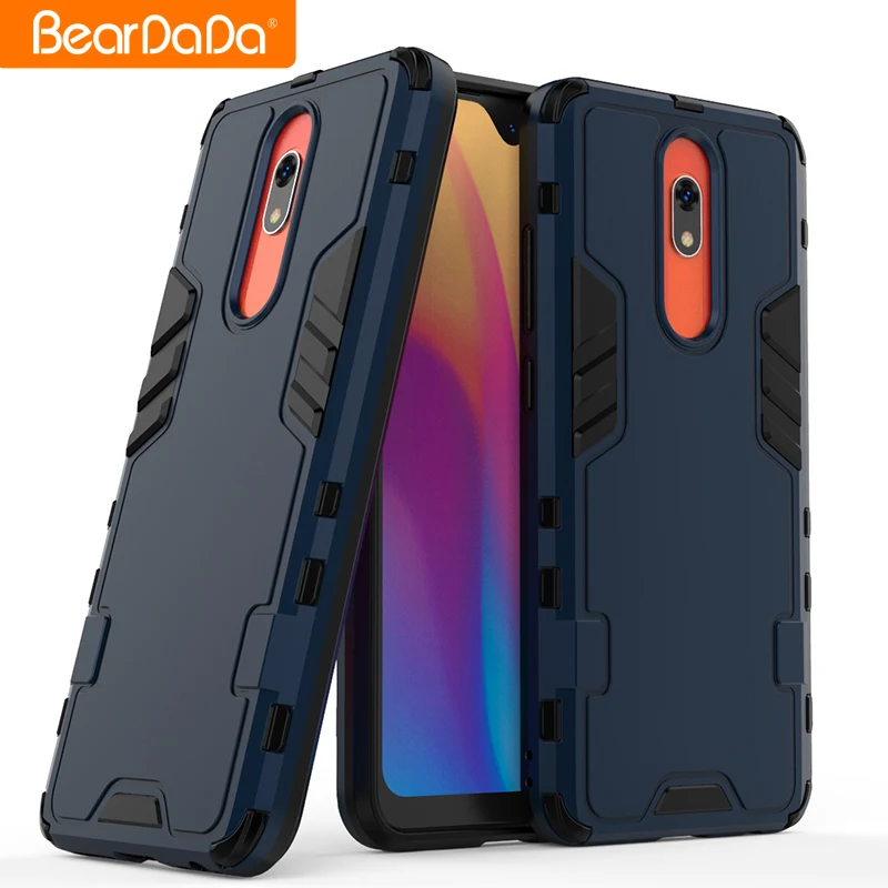 

Shockproof 2 in 1 tpu pc hybrid cell phone case for Xiaomi Redmi 7A 8A K20 mobile back cover support for wireless charging