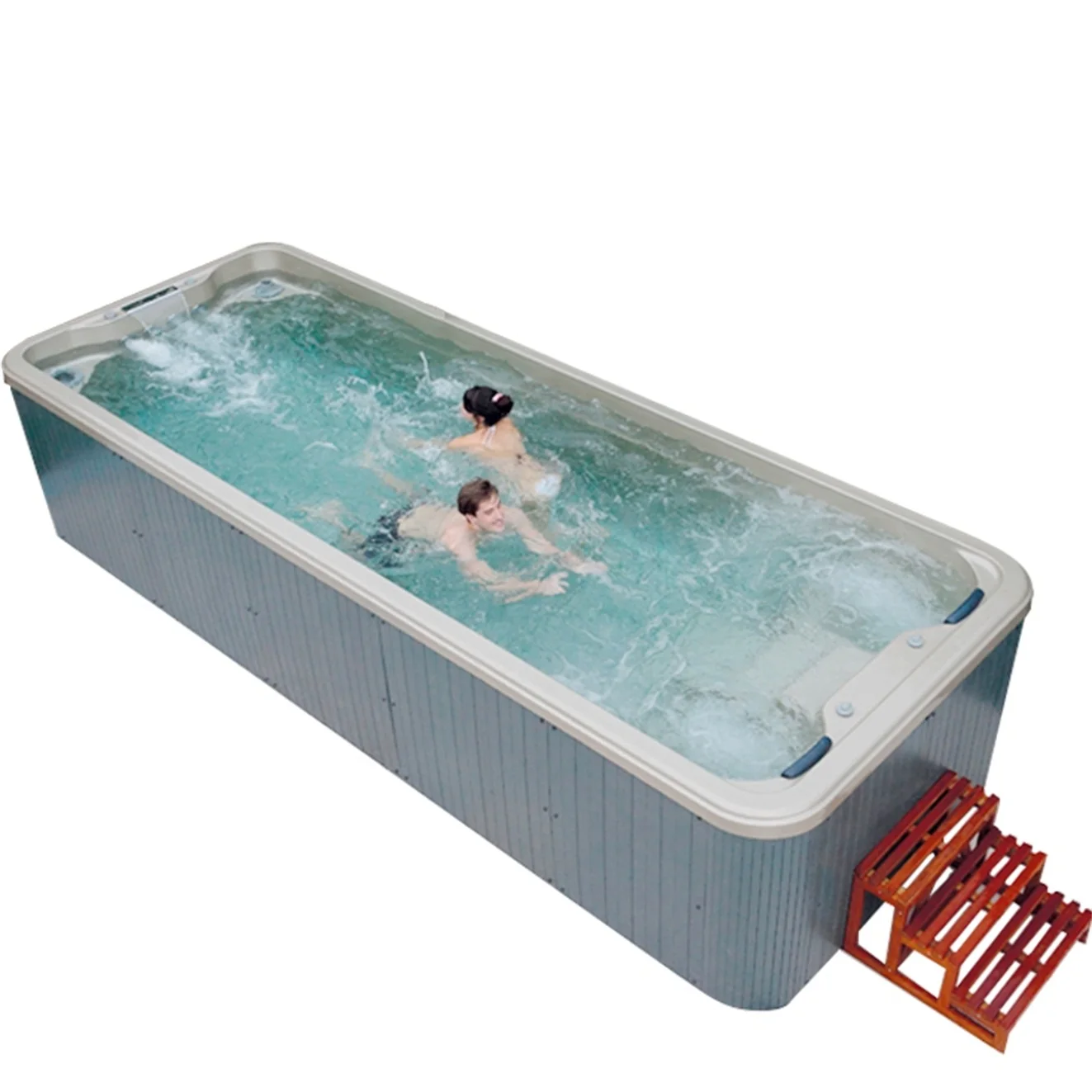 

large designs home outdoor adult container rectangle fibreglass above ground swimming pool swim spa