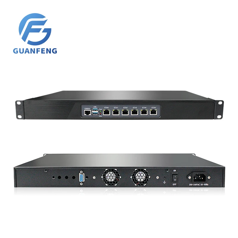 

Guanfeng I3 7160u i5 7300u i7 7600u 3855u 2*DDR4 6*i211 ubuntu centos linux router os Industrial Mini Nettop firewall pfsense PC