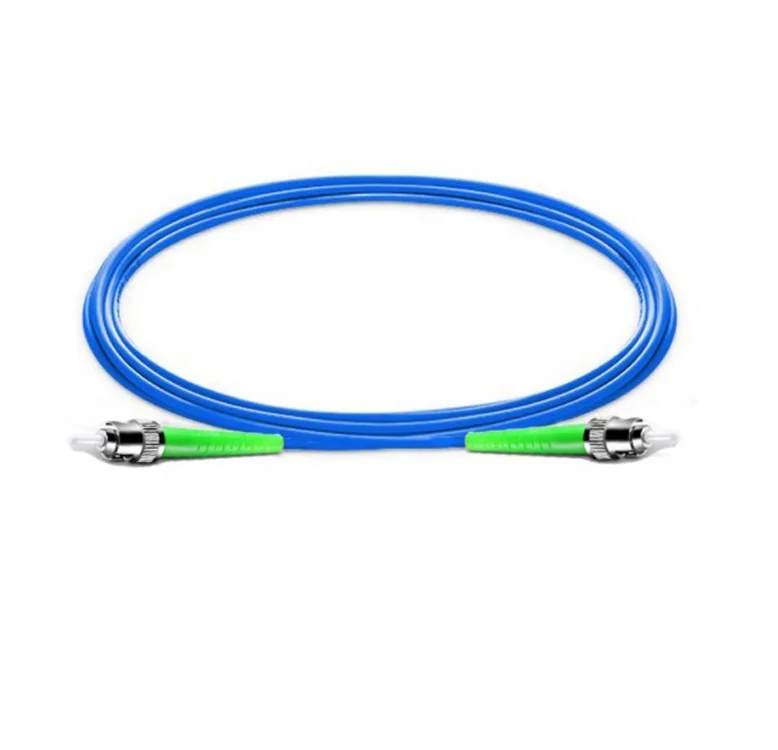 ST APC Single Mode Optic Fiber Patch Cord