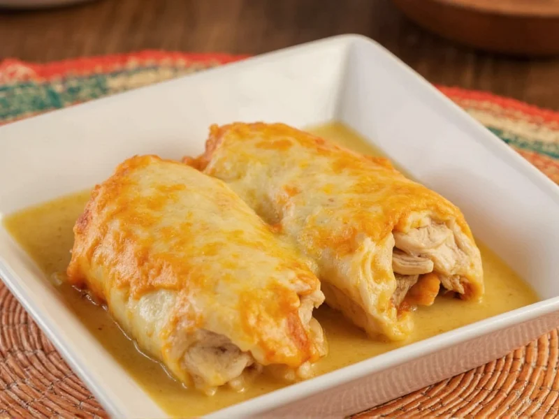 Easy Chicken Enchiladas with Cream of Chicken Soup Recipe