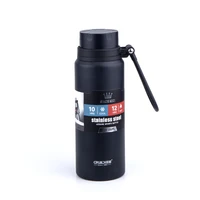 

32oz Powder Coated Double Walled Wide Mouth Vacuum Insulated Stainless Steel Sports Water Bottles with Portable Lid