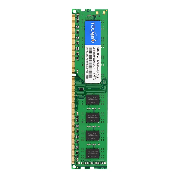 

Lifetime warranty DDR3 4GB PC3 10600U 1333MHz non ECC unberffered green desktop ram computer memory