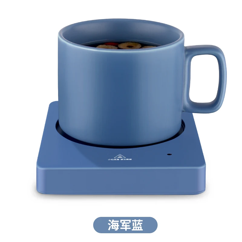 

Best Seller 55 Constant Temp Office Coffee Cup Warmer Mug warmer Coffee Cup Warmer for Desk, Deep green/ navy blue/ pink/ white