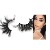 

wholesale korean lashes 3d mink minx eyelashes with custom eyelash packaging