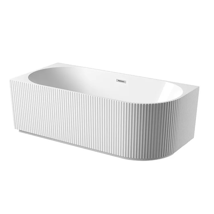 corner-acrylic-bathtub-am013lc-left-hand-orientation-white-fluted-three-quarter-view