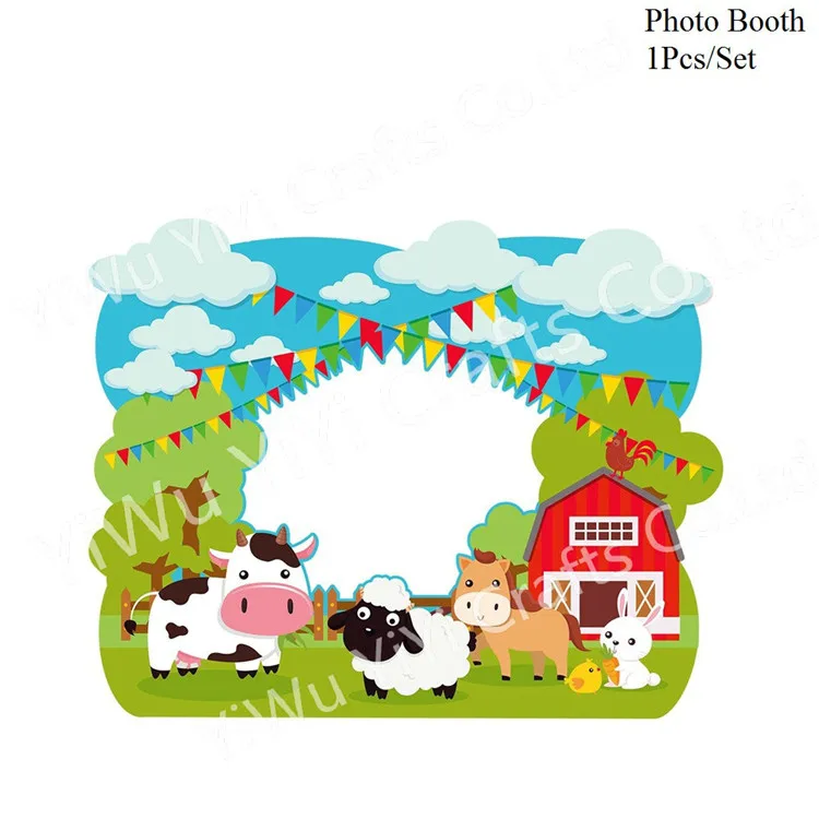New Farm Animal Theme Party Selfie Photobooth Photo Frame Props For Kids  Birthday Party Eco-friendly Party Supplies Tableware - Buy Farm Animal New  Arrivals 2020 Wholesale Customized Hot Sale Selfie Photobooth Party