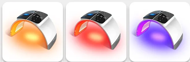 Chất Lượng cao Có Thể Gập Lại 7 Màu Sắc PDT LED Liệu Pháp Ánh Sáng máy Quang Phổ Mặt Nạ Trên Khuôn Mặt Chăm Sóc Da Photon Máy Trị Liệu Cho Trẻ Hóa