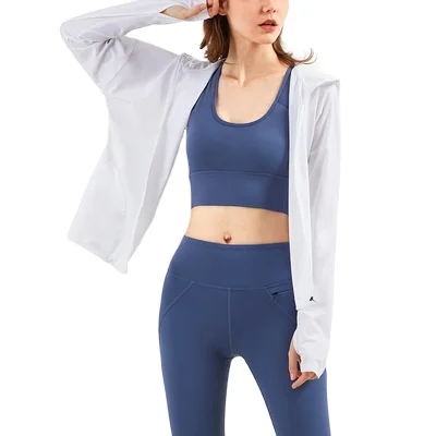 

Uniooo Plus Size High Quality Full Zip Jacket Dry Quickly Women Long Sleeve Workout Sport Jacket