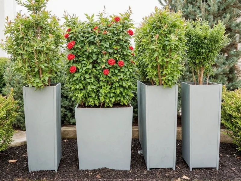 Vertical planter box system with irrigation