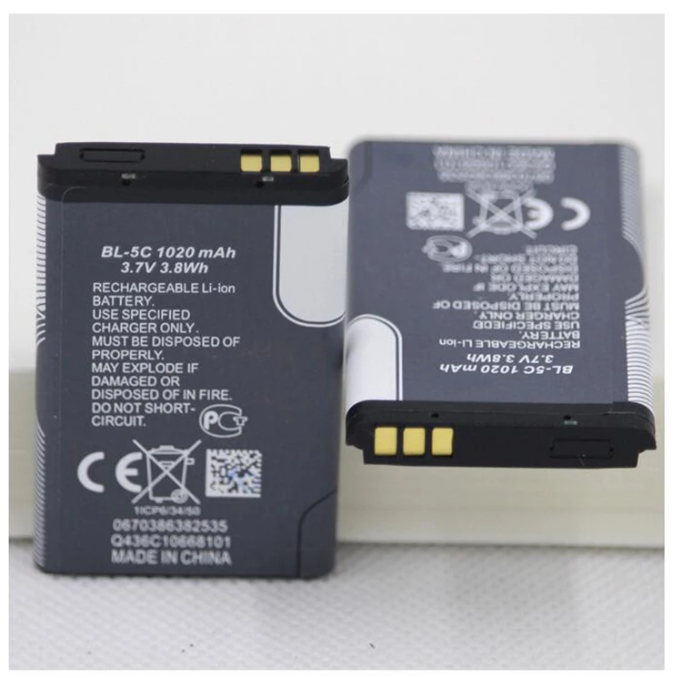 
For Nokia mobile phone battery 1100/1108/1110/2610 /3100/3100C bl-5c battery 
