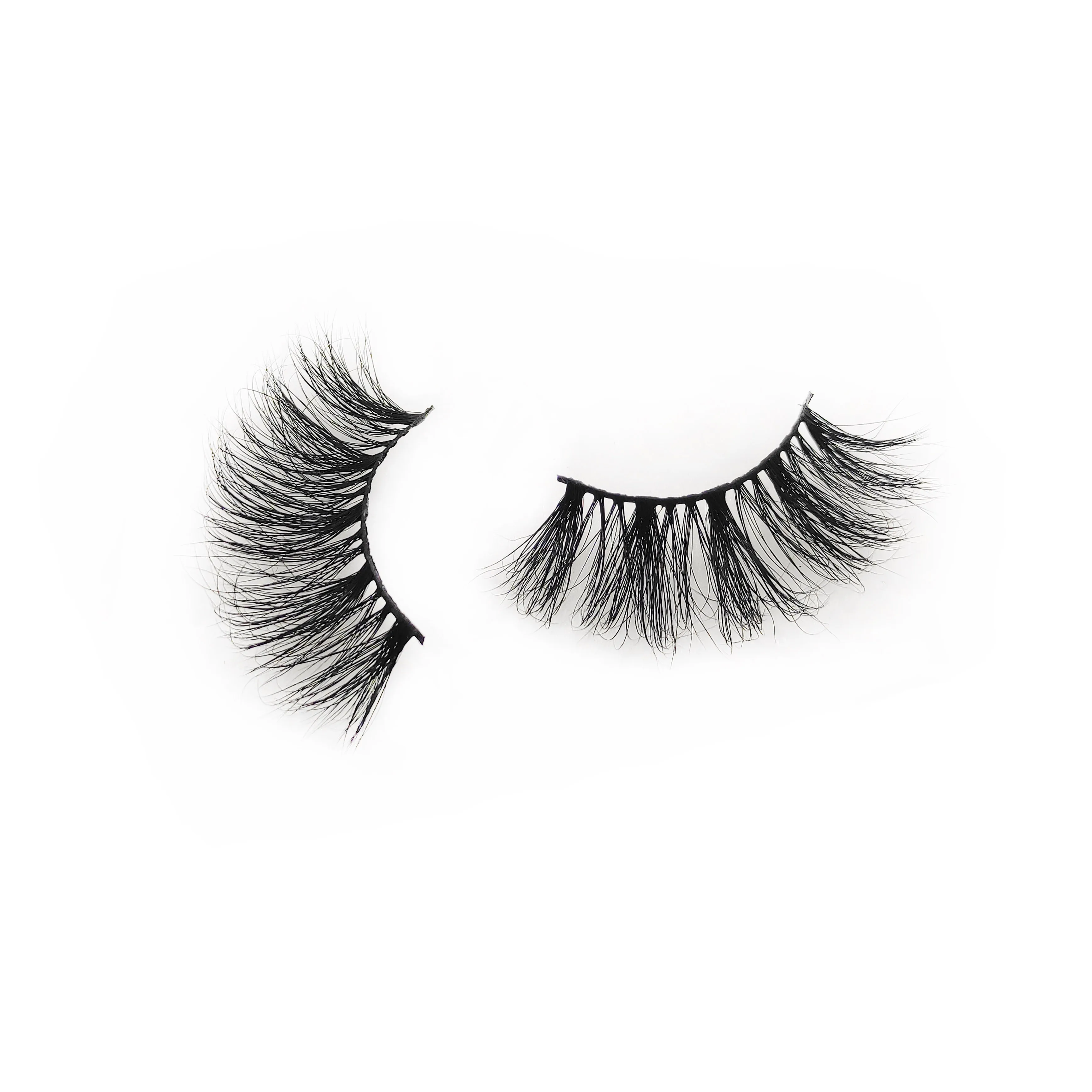 

wholesale Custom lash boxes premium Natural 3d5d 18mm 20mm layered look mink eyelashes vendor