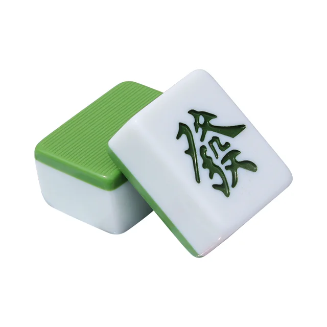 

Chinese mahjong Factory supply high quality Chinese mahjong set game toys table play, Blue,green and other colors