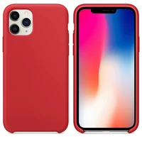 

Wholesales Custom Original Made Solid Silicone Phone Cover Case for Iphone 11 Pro MAX For IPhone XS MAX Shockproof back shell