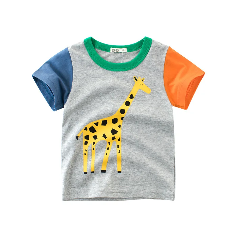
100% cotton cartoon designs printing baby boy t-shirt 