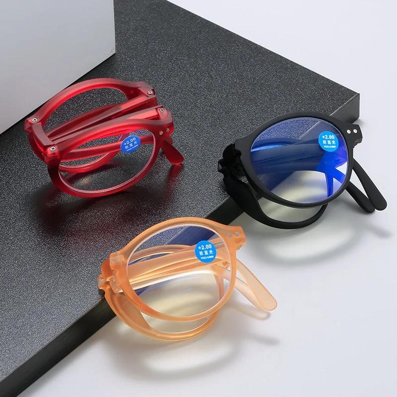 

Sunbest 5105 Wholesale Cheap Plastic Folding Magnivision Granny Reading Glasses Anti Blue Light Spring Hinge Read Eye Glasses