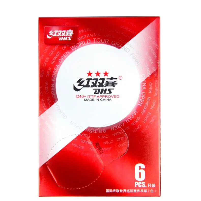 

New Materials ABS 3 Star Dhs Ping Pong Table Tennis Ball