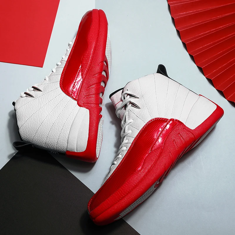 
2020 New Design China Wholesale Brand Logo Custom AJ 12 Style High Quality Basketball Shoes for Men 