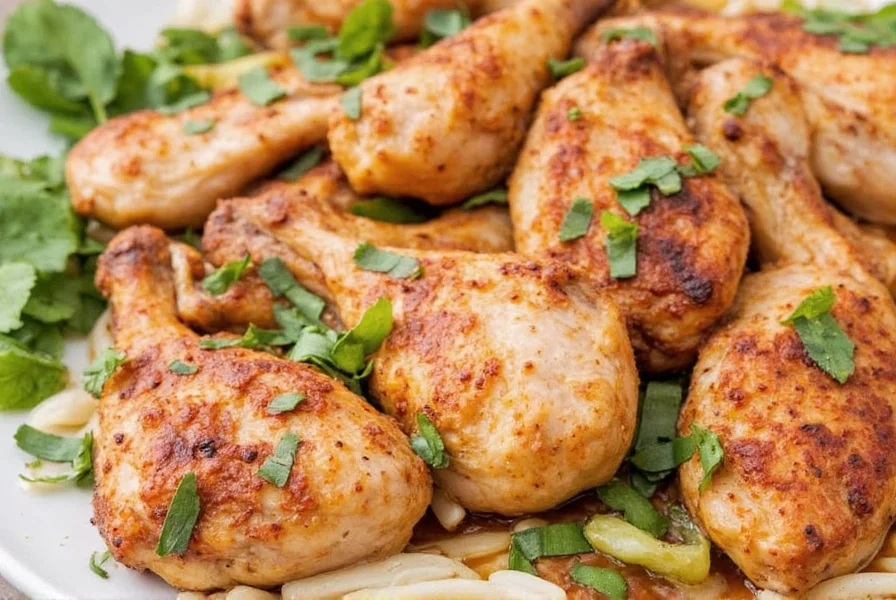 Grilled chicken skewers with bell peppers and onions