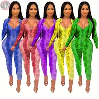 

9101027 new design fashion snakeskin print coat bodycon jumpsuits 2020 Women Clothing Two Piece Sets