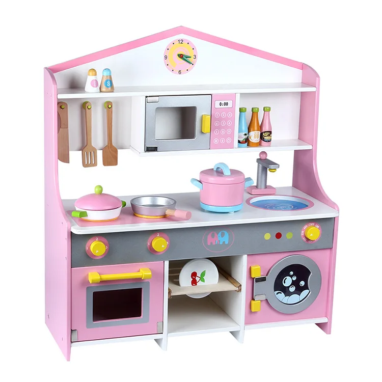 

Play food kitchen wooden toys set kids role play cooking fruit vegetables wooden kitchen toys for girls