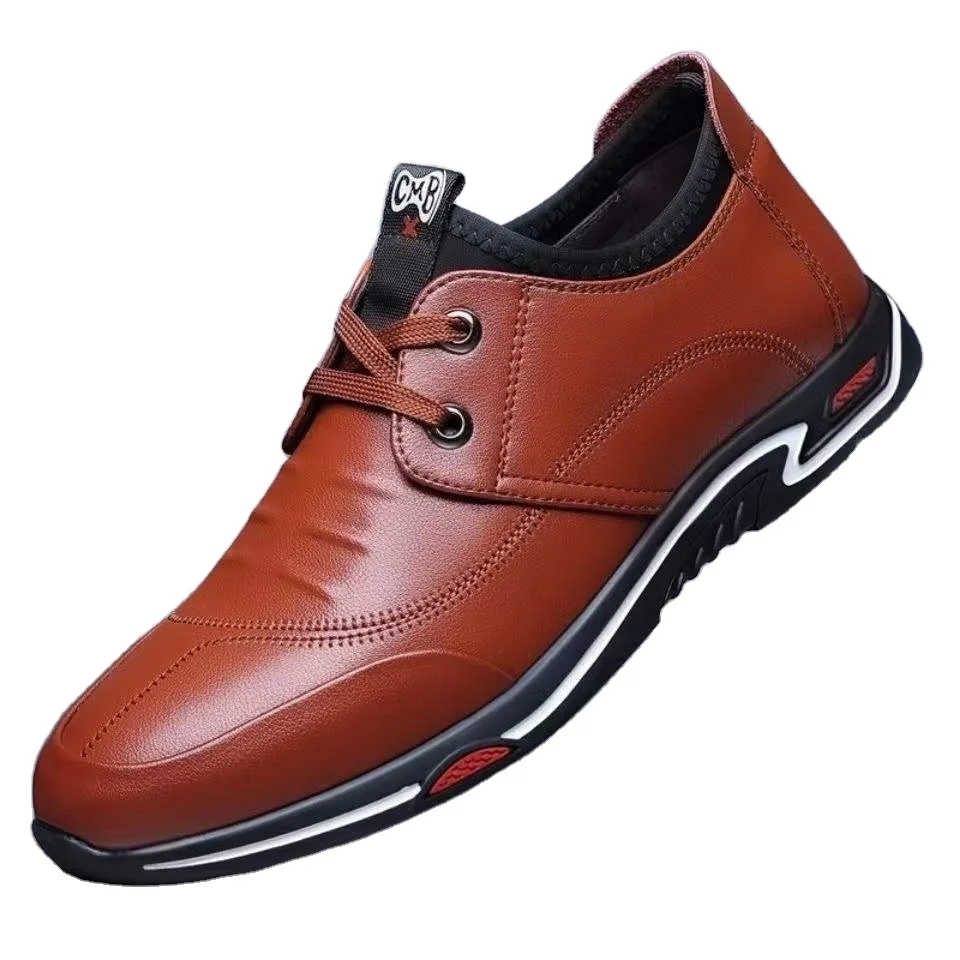 

Hot sale fashion all-match men leather shoes Office formal shoes men's dress shoes