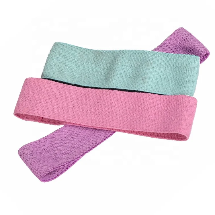Custom Logo Heavy Elastic Hip Circle Resistance Band Long and Short
