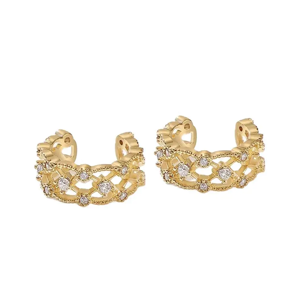 

Fashion Gold Ear Cuff Earrings For Women Gold Earring Shenzhen Jewelry Custom, Golden