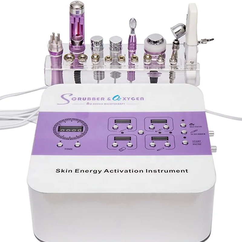 

8 in 1 Multifunction Deep Facial Cleaning Machine Skin Care Beauty Device, White, purple, black, red,