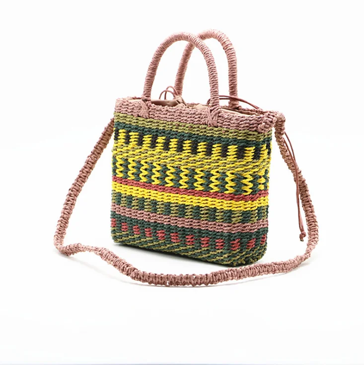 

Stock sell Low price beach bag water hyacinth handbag wholesale straw rattan bag tote hand bags wholesale, Customized color