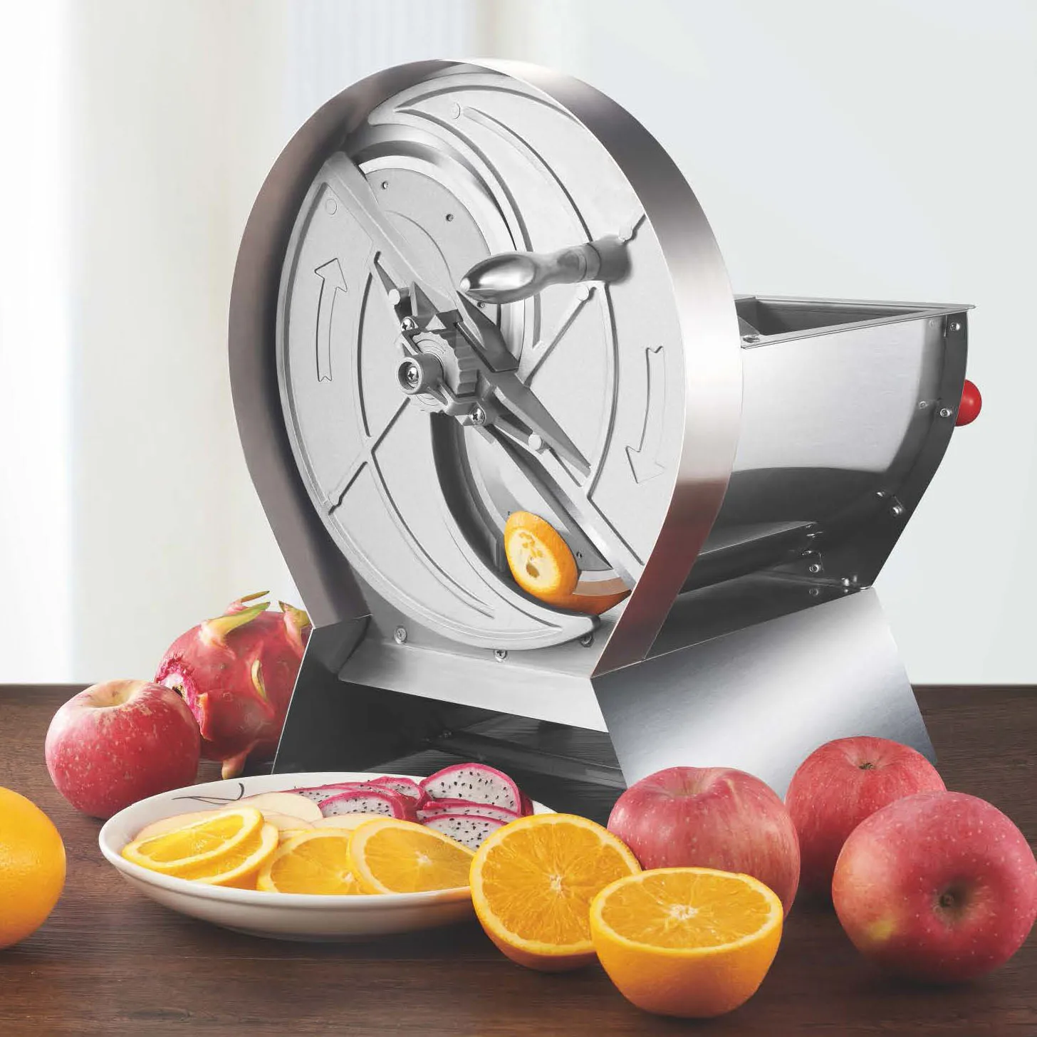 

free shipping to door Stainless steel food grade blade Commercial use food fruit slicer