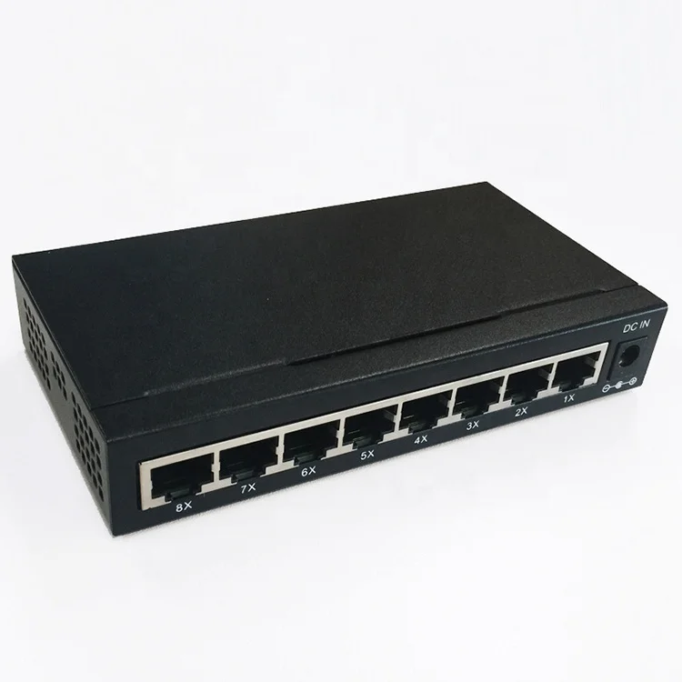 

Commercial grade 10/100/1000M Base-T switch network 8 port gigabit switch