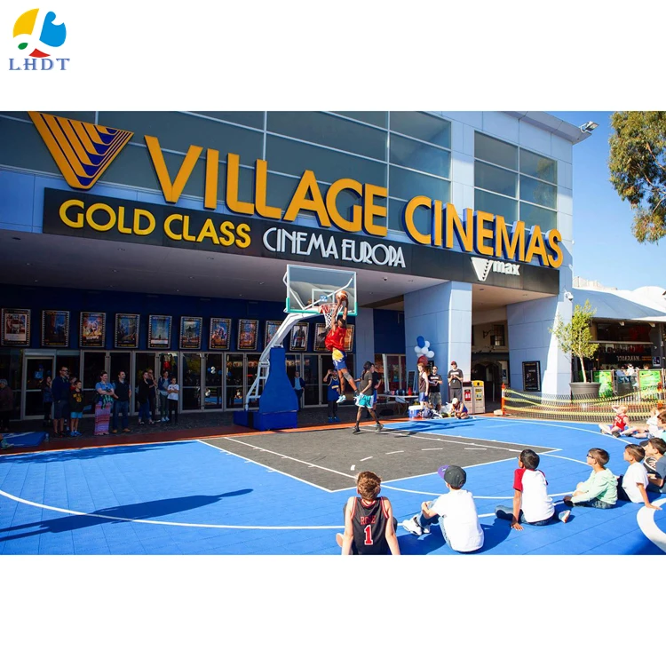 

Outdoor Sports Court Anti Slip Interlocking Suspended Outdoors Flooring Basketball Court Floor