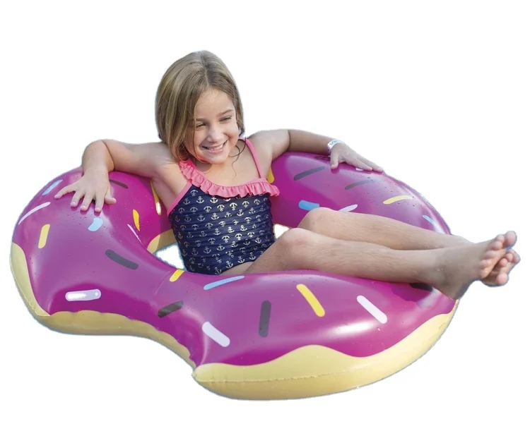 Wham-O Bread shaped splash strawberry donut tube pool float pool inflatable toys for kids