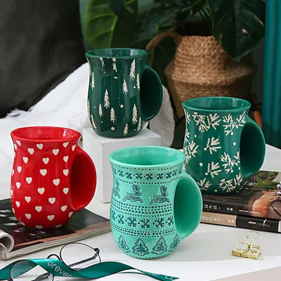 

Hot selling creative fancy ceramic hand warmer cup custom porcelain fancy coffee cup, As the picture show