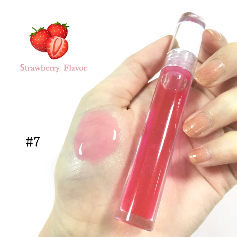 

natural lip gloss organic natural moisturizing private label lip plumper gloss transparent lip oil, 10 colors