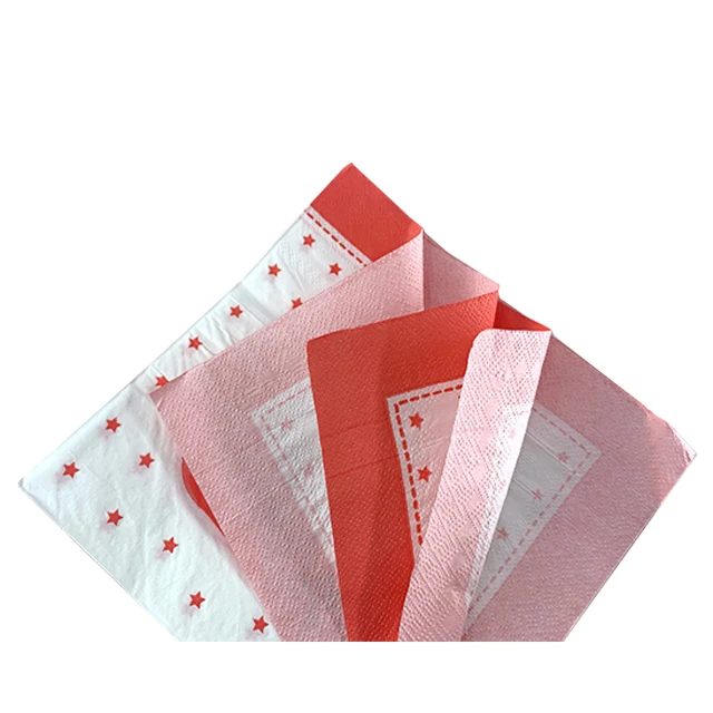 

Oem Factory Custom Printed Tissue cutlery holder automatic sanitary machine biodegradable napkin