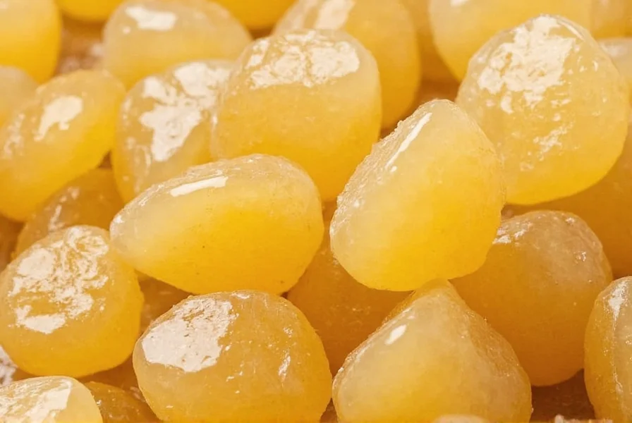 ginger honey crystals